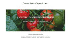 Desktop Screenshot of contracostatopsoil.com